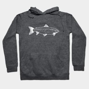 Landlocked Salmon - fisherman and fish lovers design Hoodie